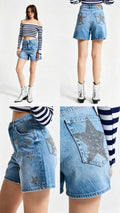Denim stars short
