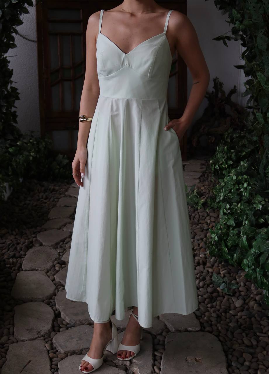 Light Green Maxi Dress