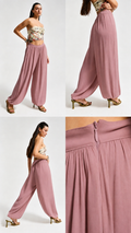 Balloon pant dusty rose