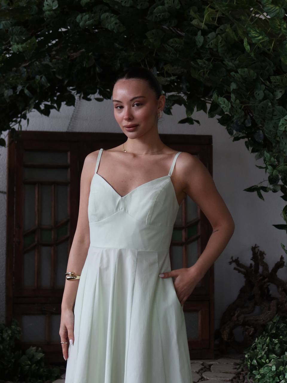Light Green Maxi Dress