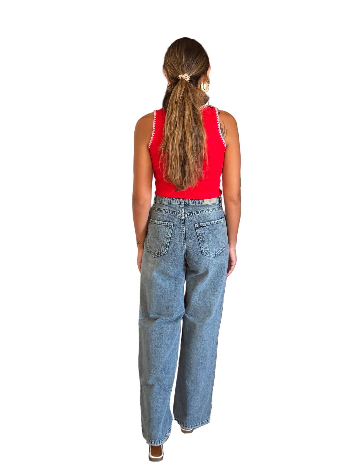 Acid Wash Blue Denim